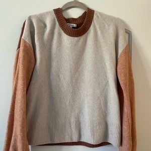 Color block wool Madewell sweater